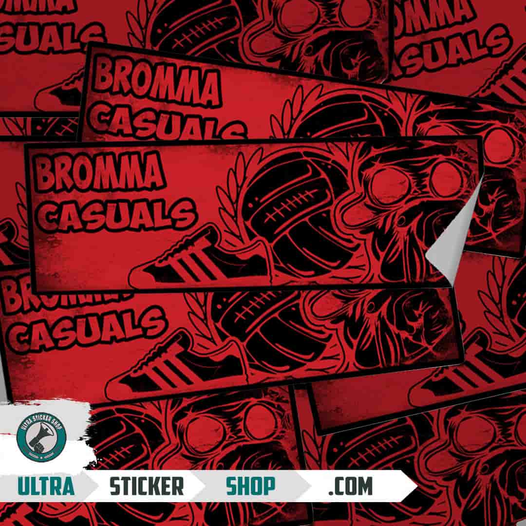 Bromma casuals Aufkleber
