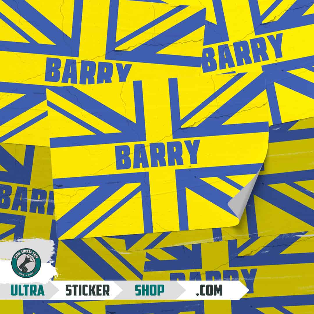 Barry Union Jack Klistremerker