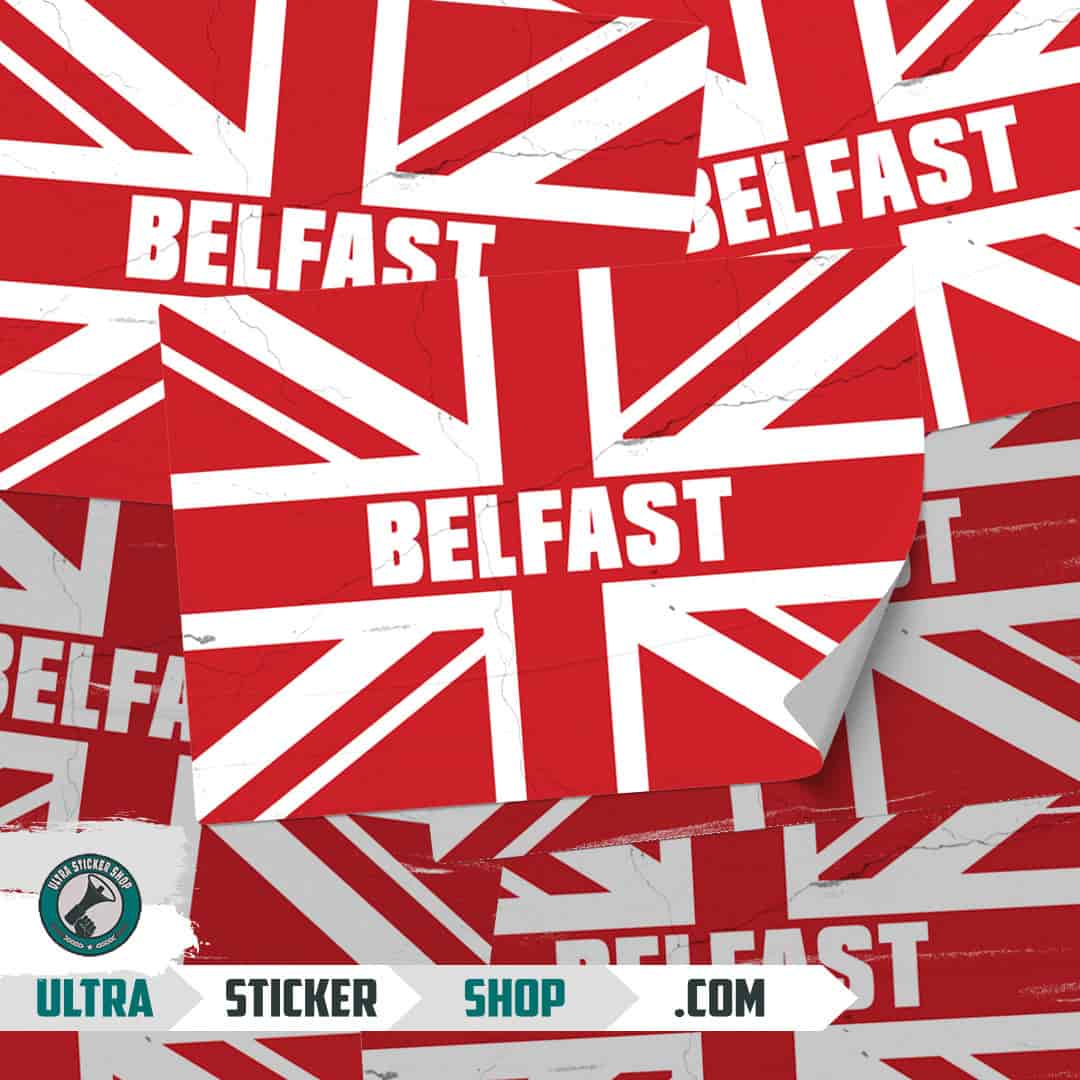 Belfast Union Jack Nalepnice