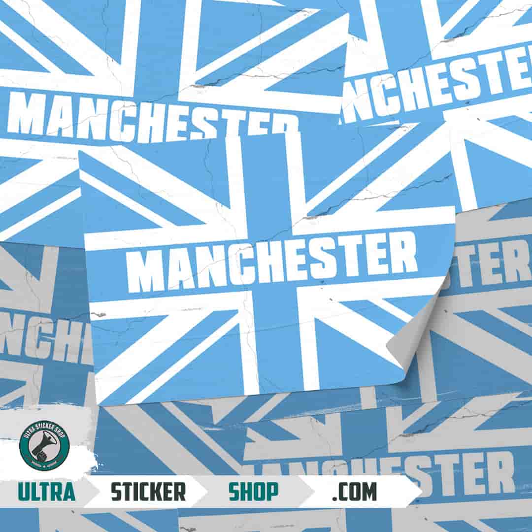 Manchester Union Jack Nalepnice