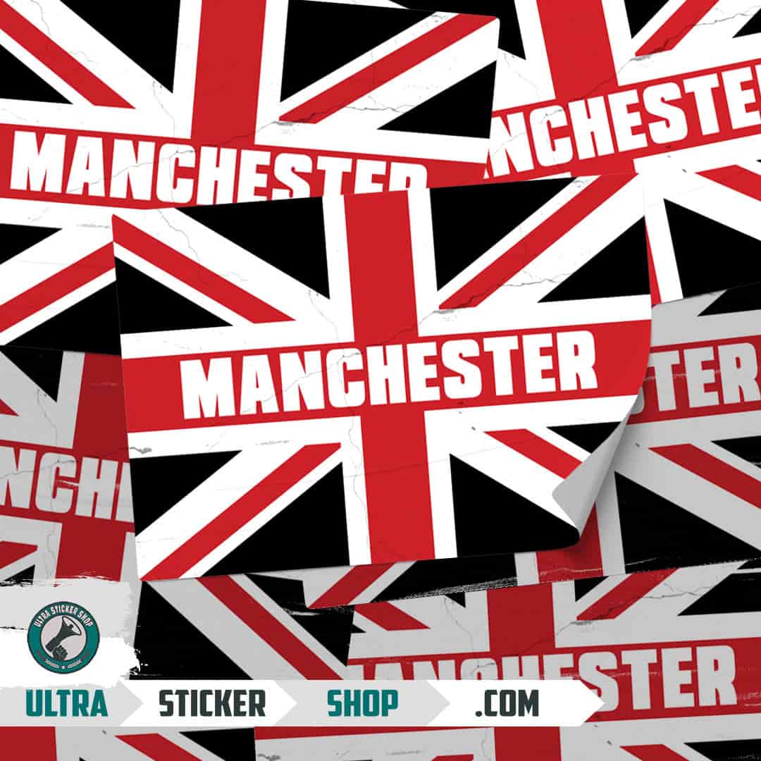Manchester Union Jack Nalepnice