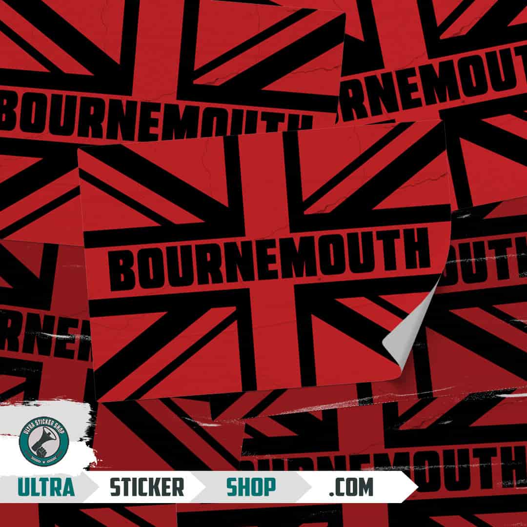Bournemouth Union Jack Autocolante