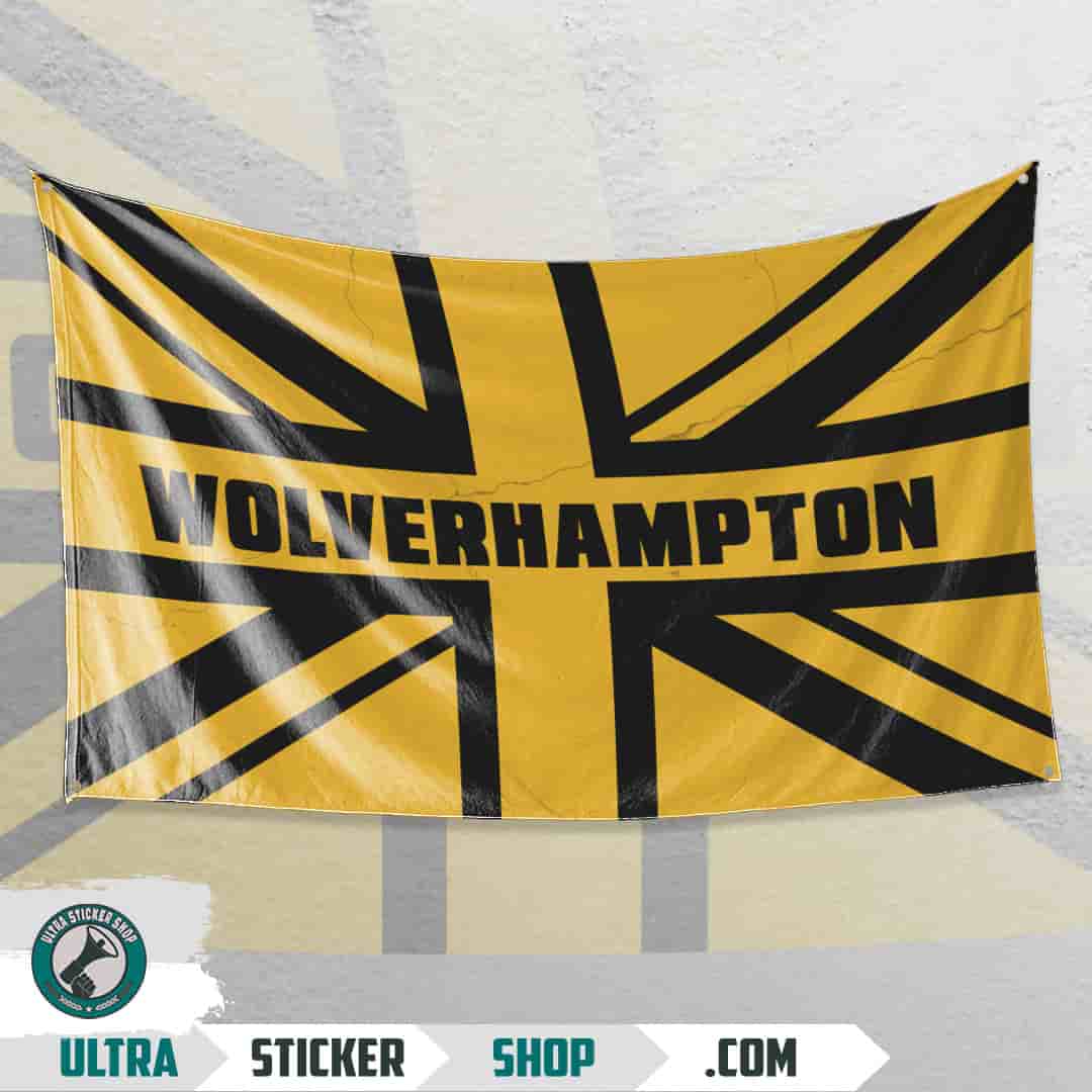 Wolverhampton Union Jack Flagge