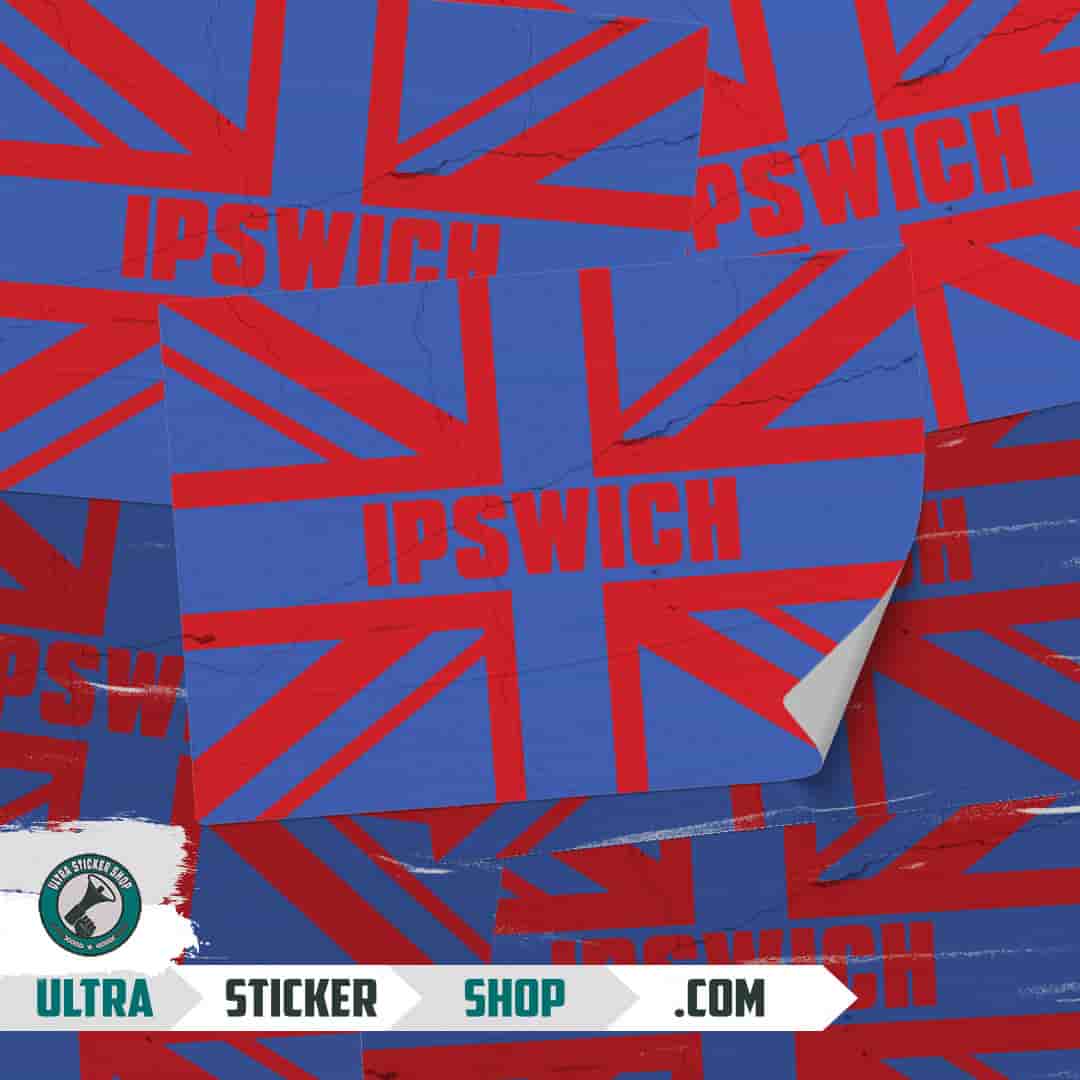 Ipswich Union Jack Pegatinas