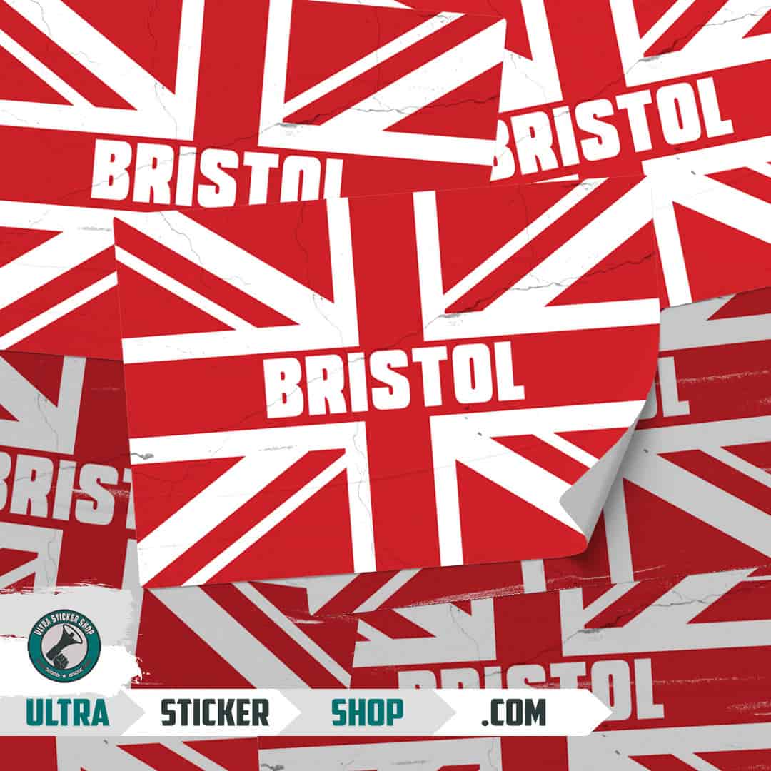 Bristol Union Jack Nalepnice