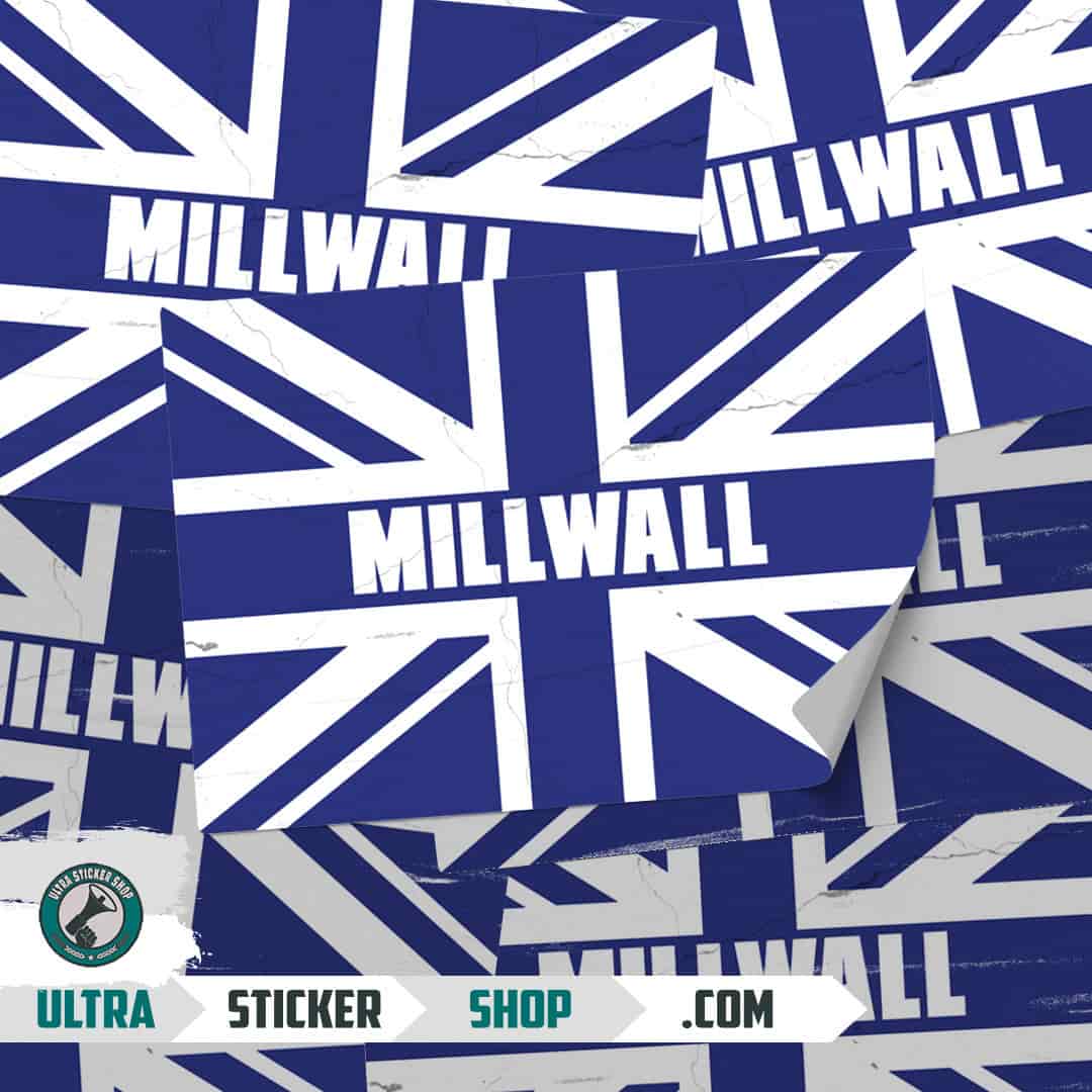 Millwall Union Jack Stickers