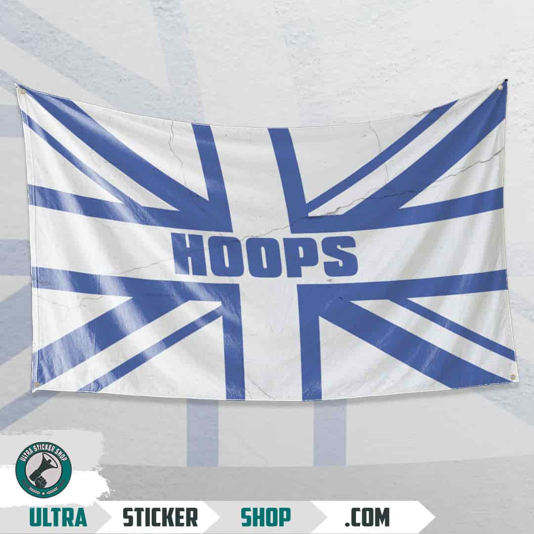 Hoops Union Jack Flagge