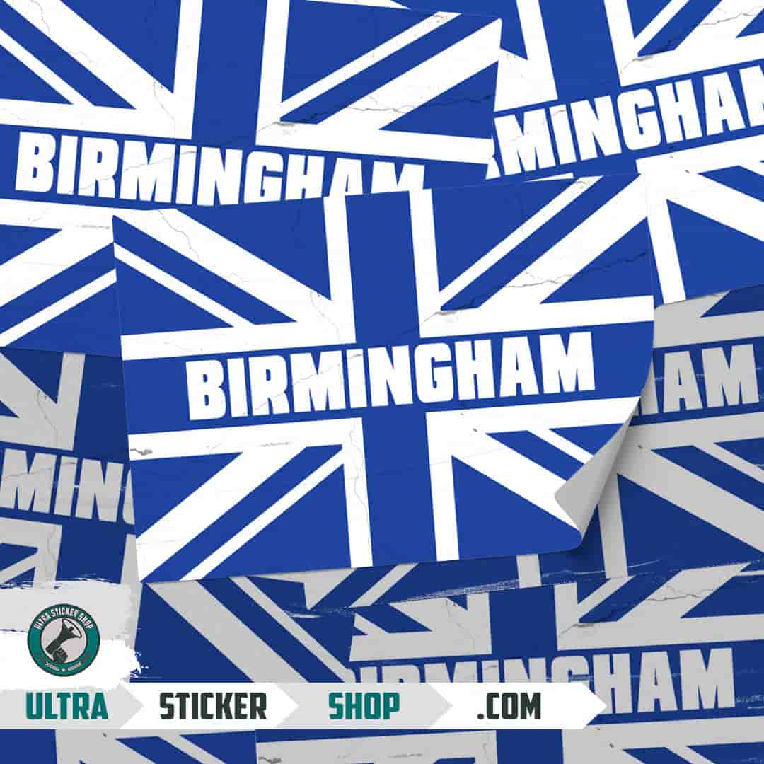 Birmingham Union Jack Autocolante
