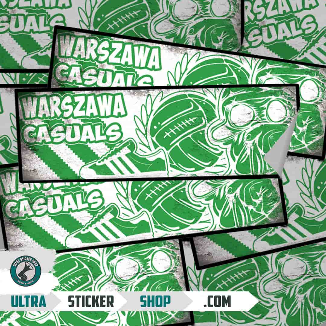 Warszawa casuals Adesivos