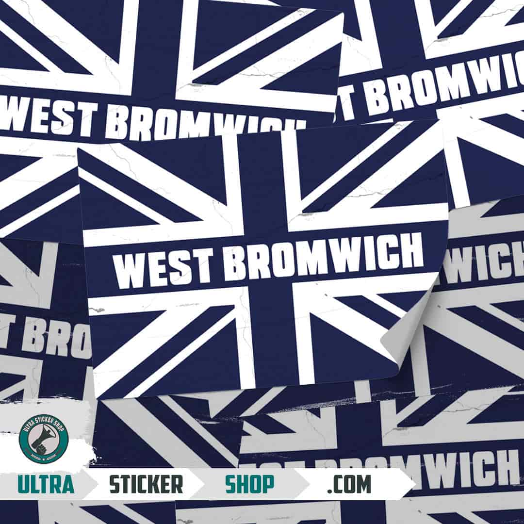 West Bromwich Union Jack Nalepnice