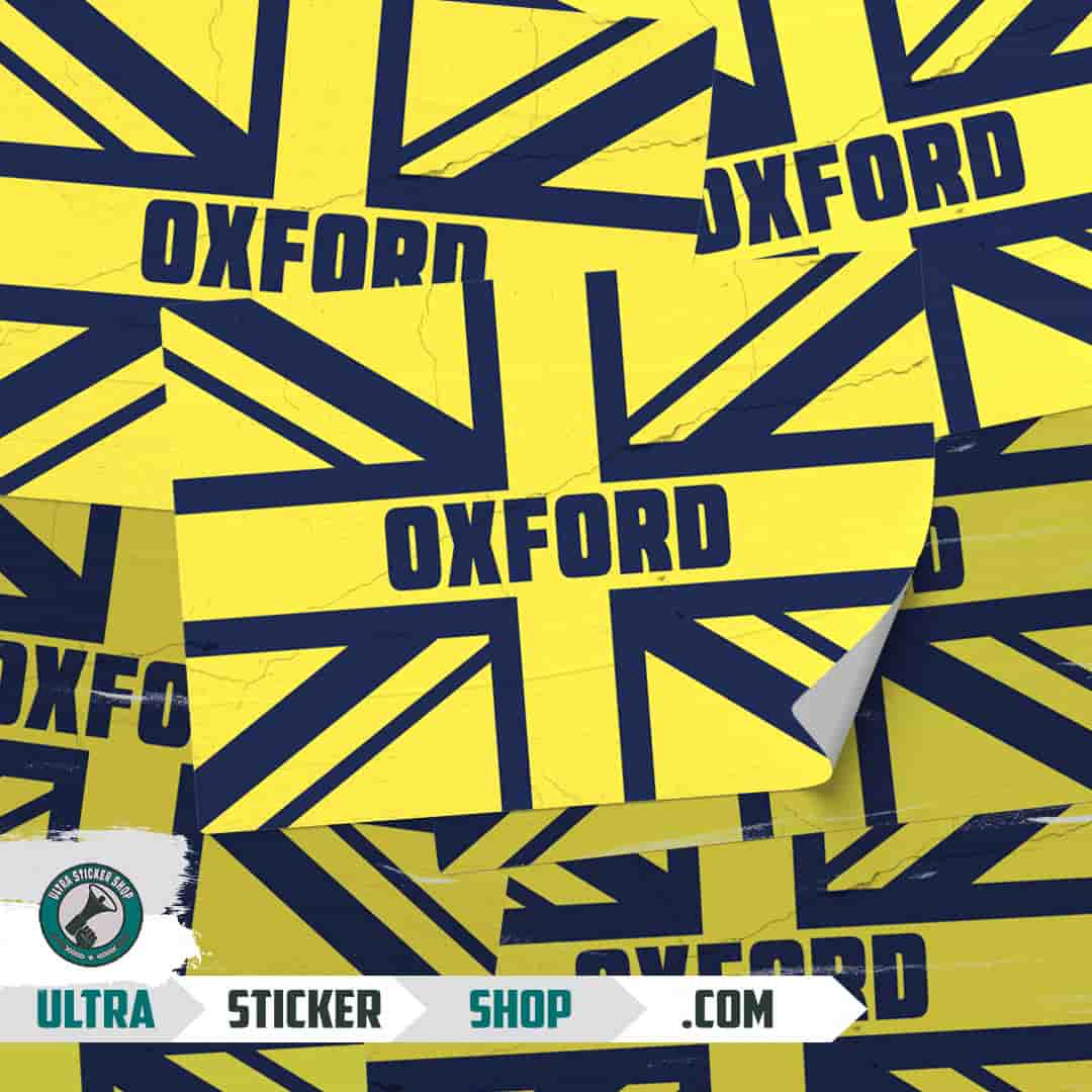 Oxford Union Jack Nalepnice
