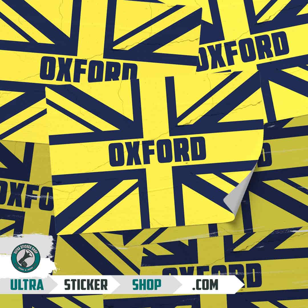 Oxford Union Jack Nalepnice