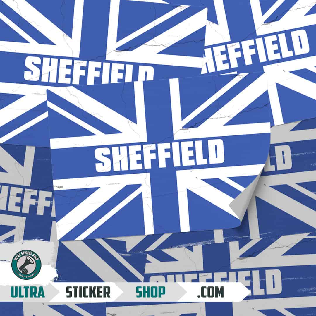 Sheffield Union Jack Naklejki