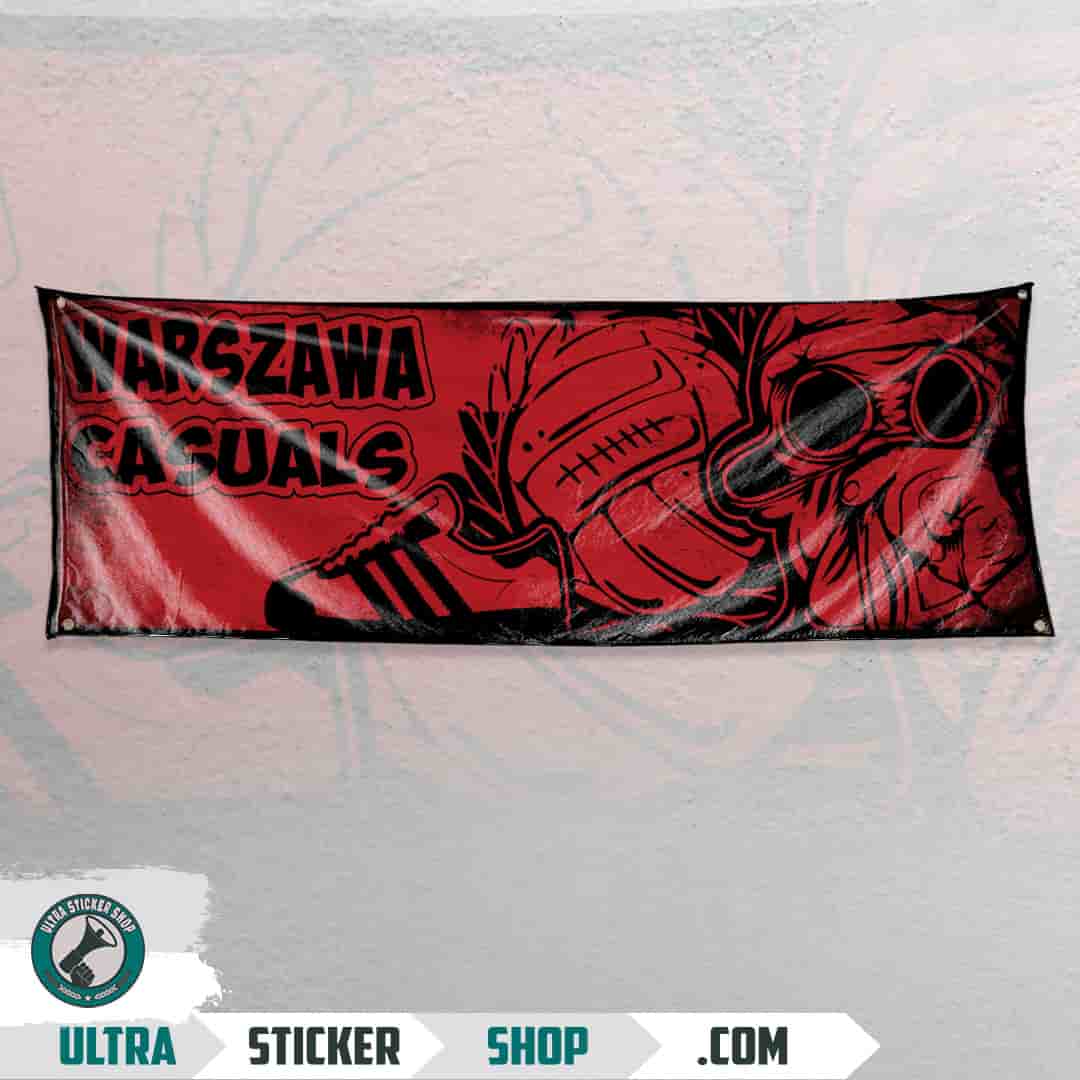 Warszawa casuals Flagge