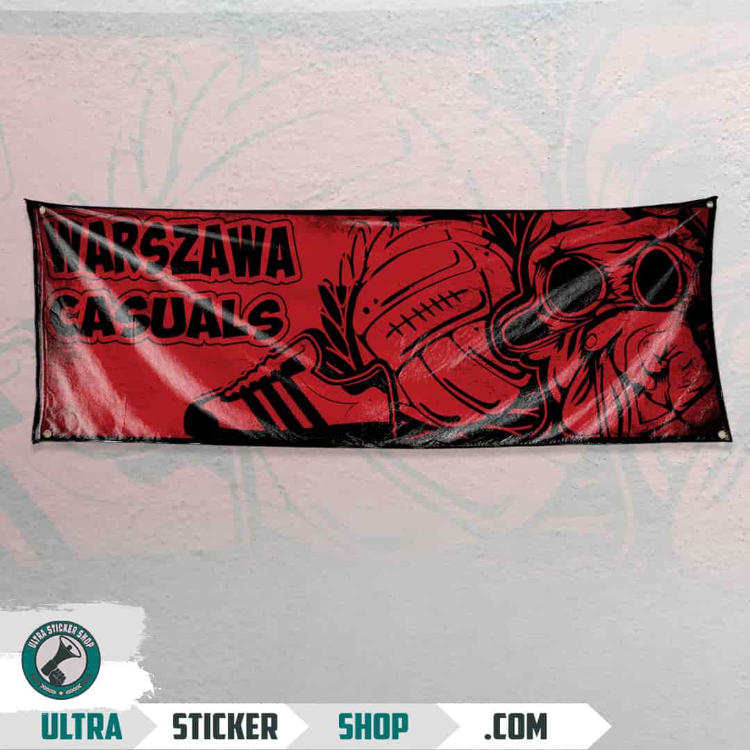 Warszawa casuals Flagge