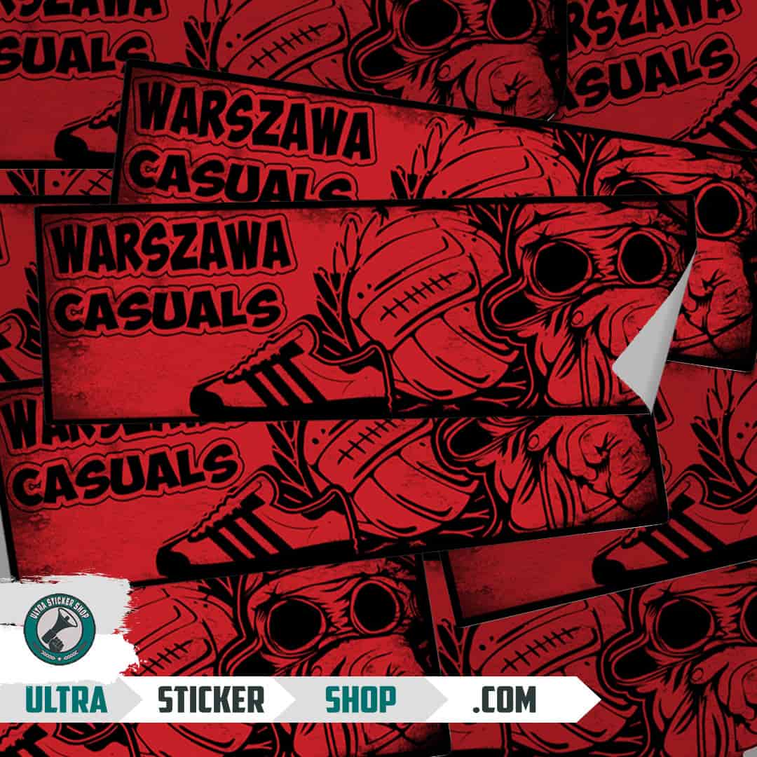 Warszawa casuals Aufkleber