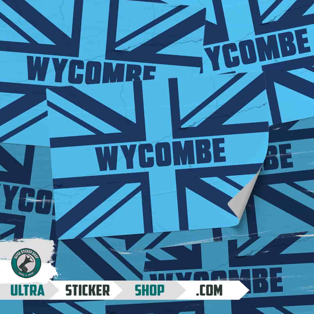 Wycombe Union Jack Klistermærker