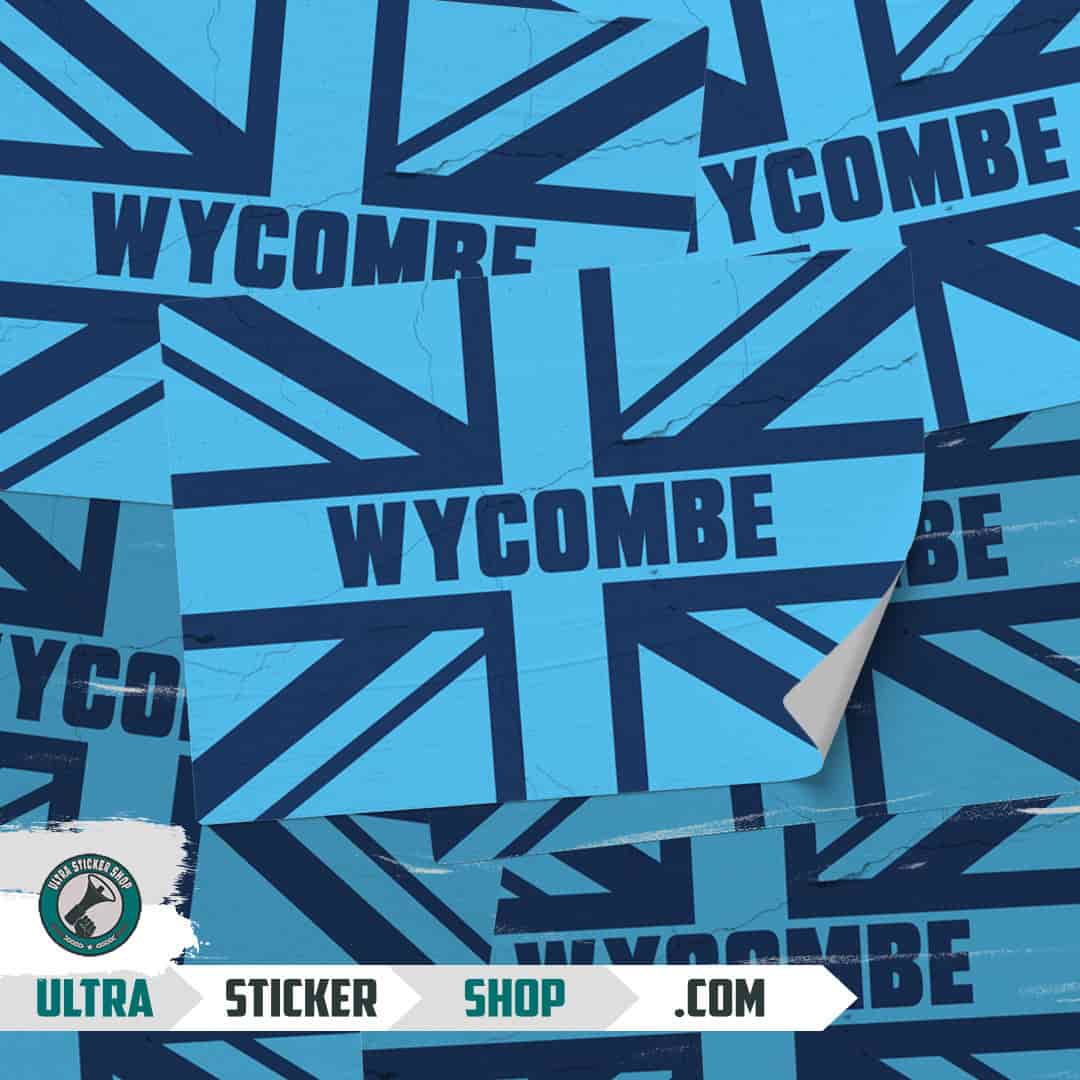 Wycombe Union Jack Klistermærker