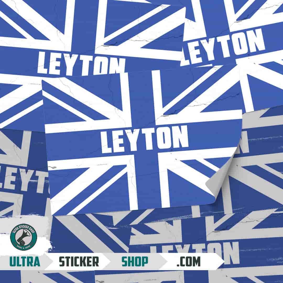 Leyton Union Jack Nalepnice