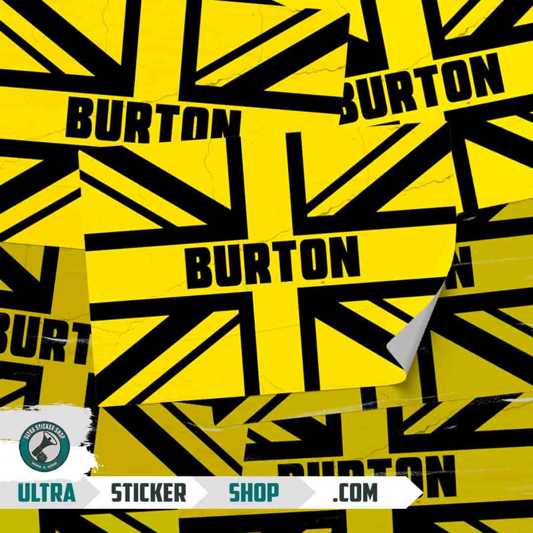 Burton Union Jack Klistermærker