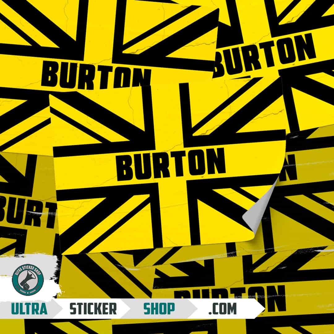 Burton Union Jack Klistermærker