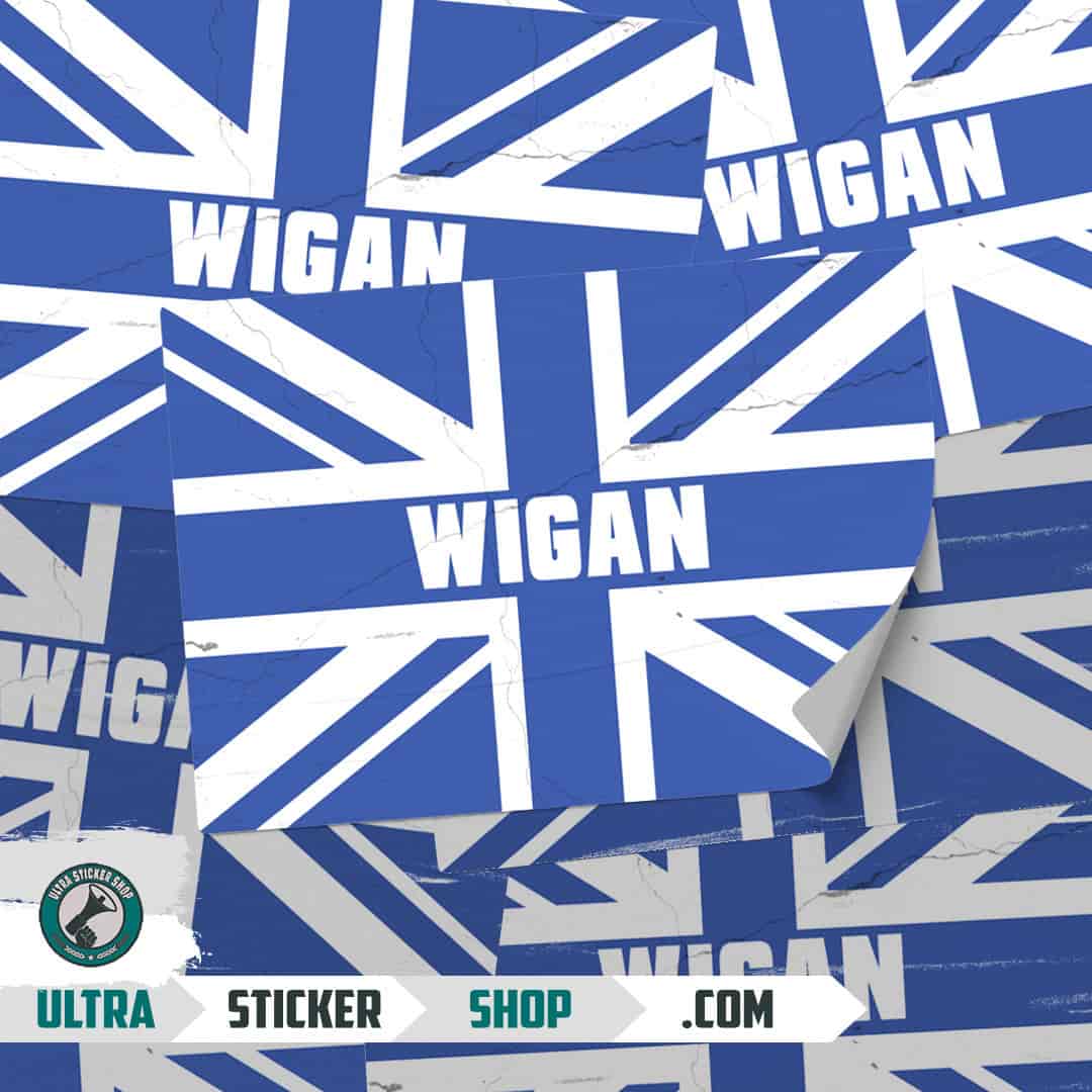 Wigan Union Jack Nalepnice