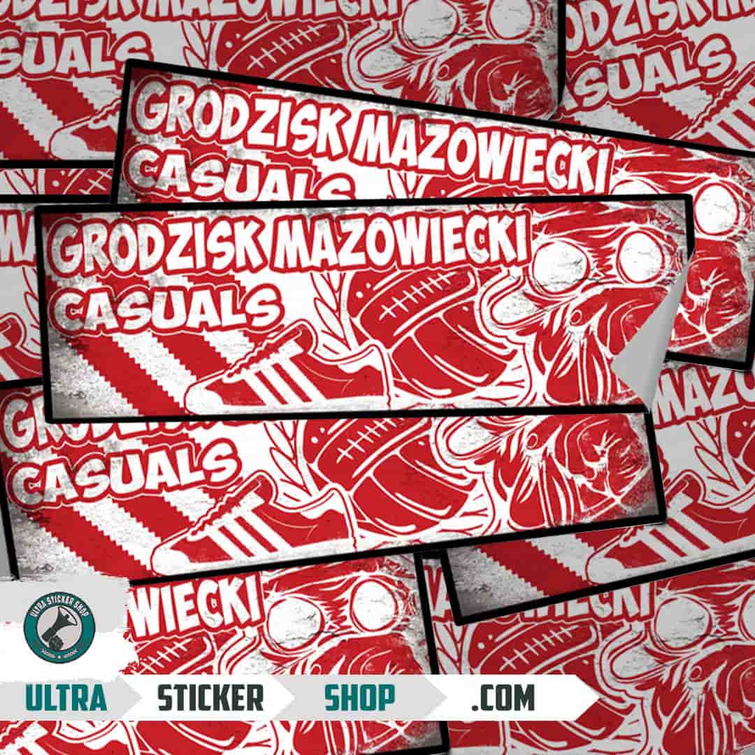 Grodzisk Mazowiecki casuals Nalepke