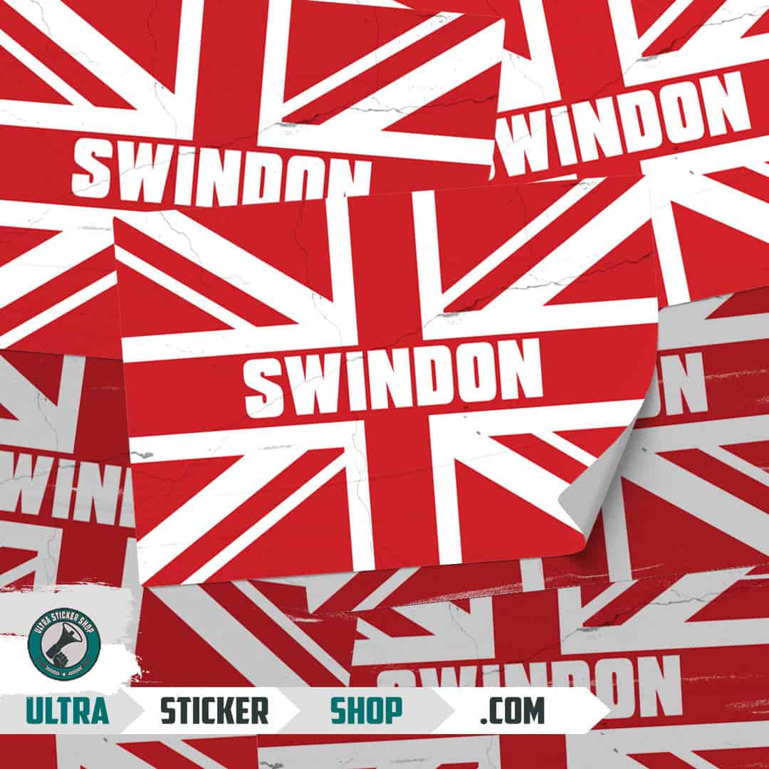 Swindon Union Jack Nalepnice