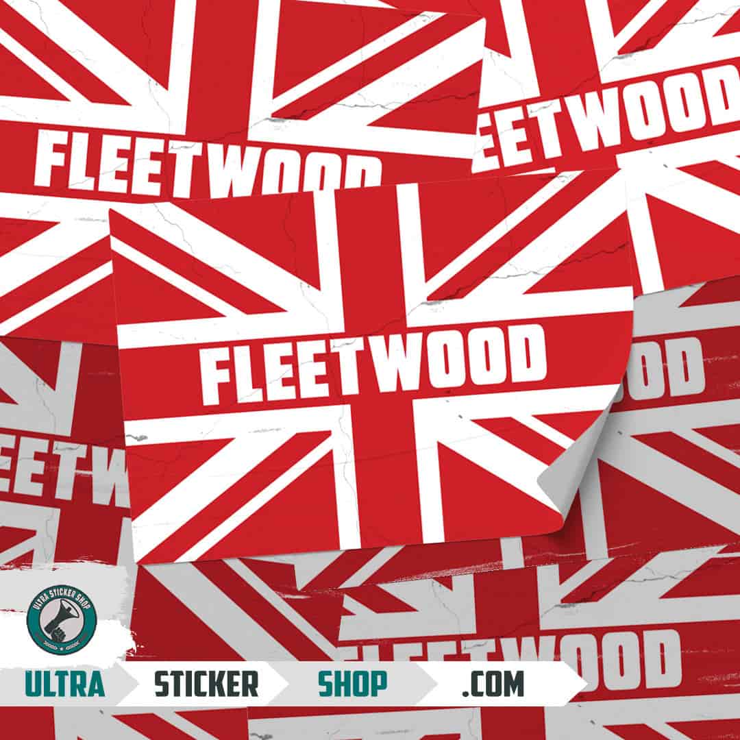 Fleetwood Union Jack Aufkleber