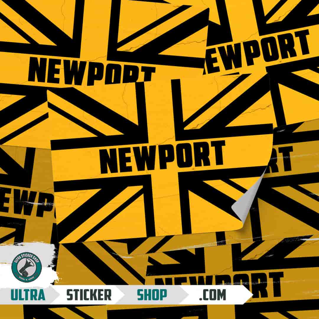 Newport Union Jack Nalepnice
