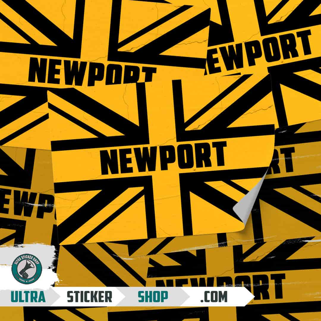 Newport Union Jack Nalepnice