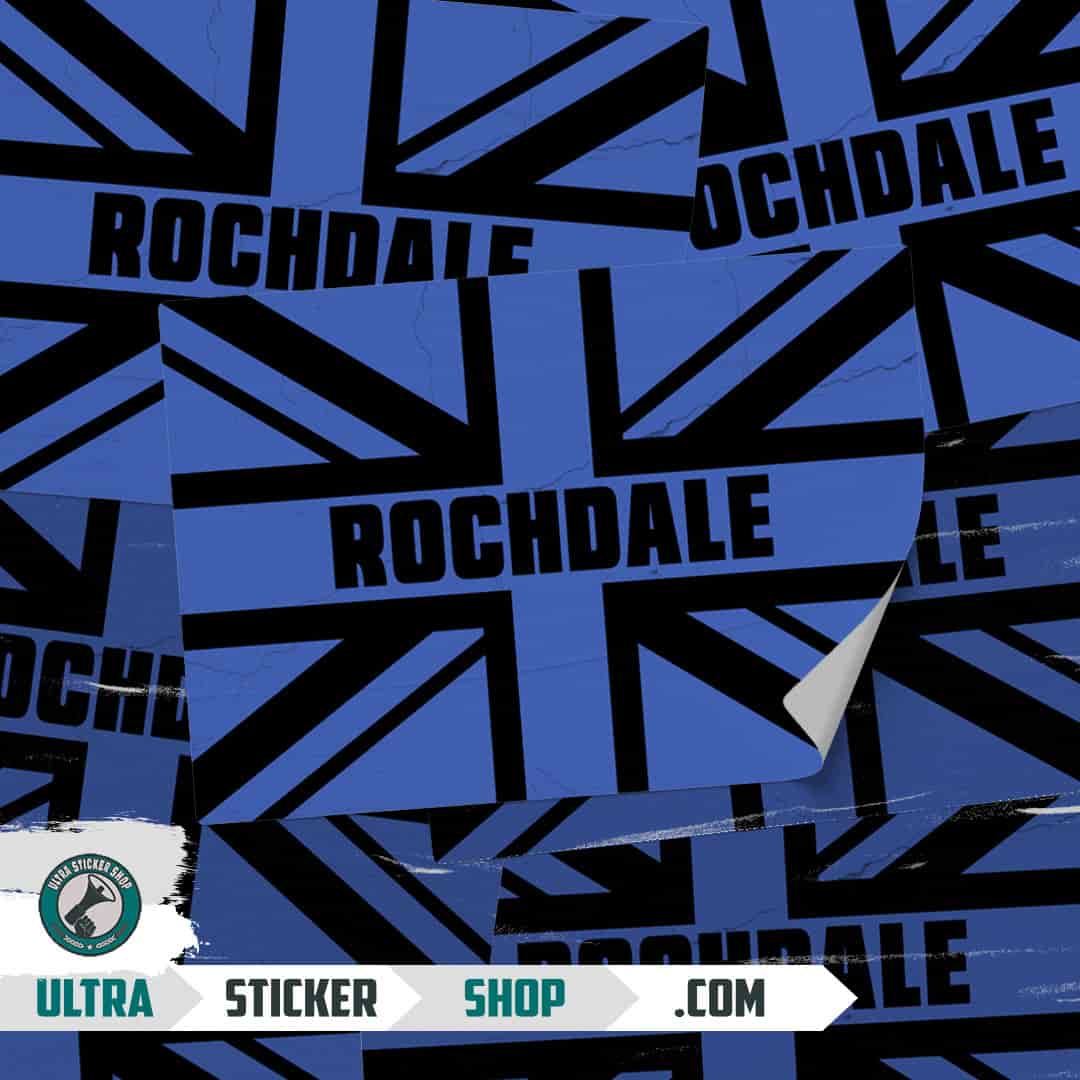 Rochdale Union Jack Nalepnice