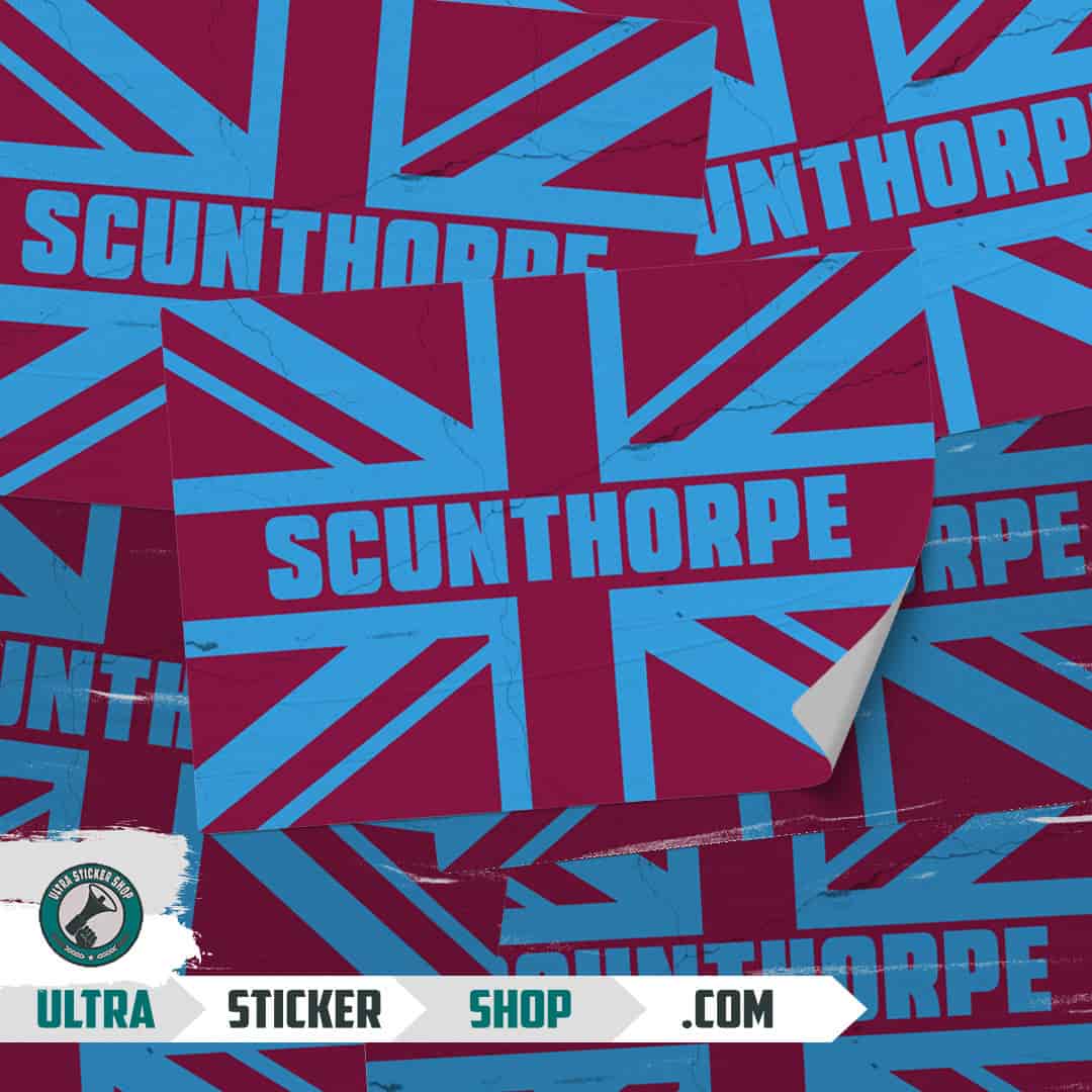 Scunthorpe Union Jack Nalepnice