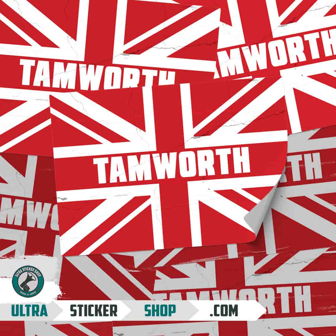 Tamworth Union Jack Nalepnice