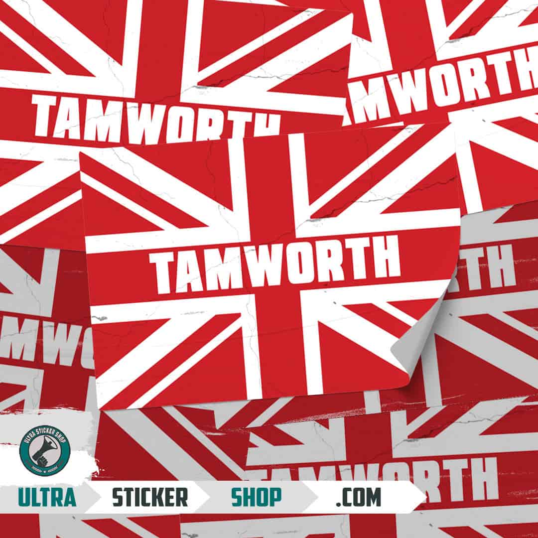 Tamworth Union Jack Nalepnice