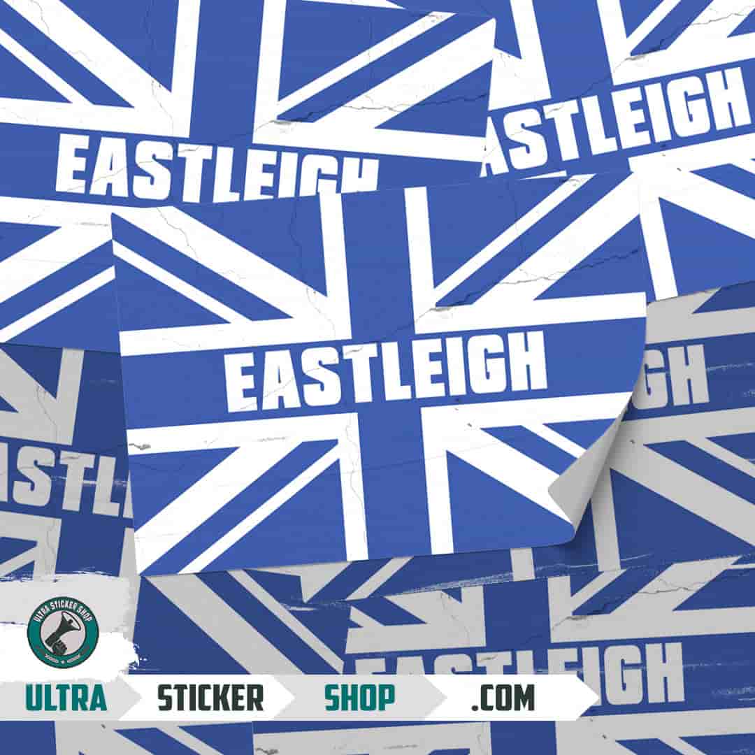 Eastleigh Union Jack Aufkleber