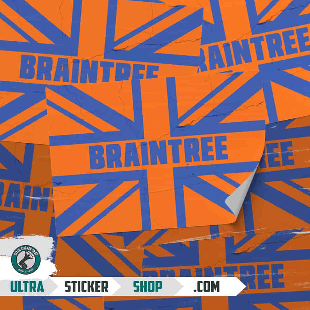 Braintree Union Jack Nalepnice