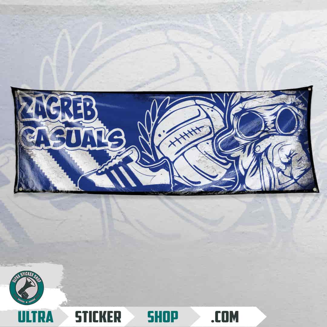 Zagreb casuals Flagge
