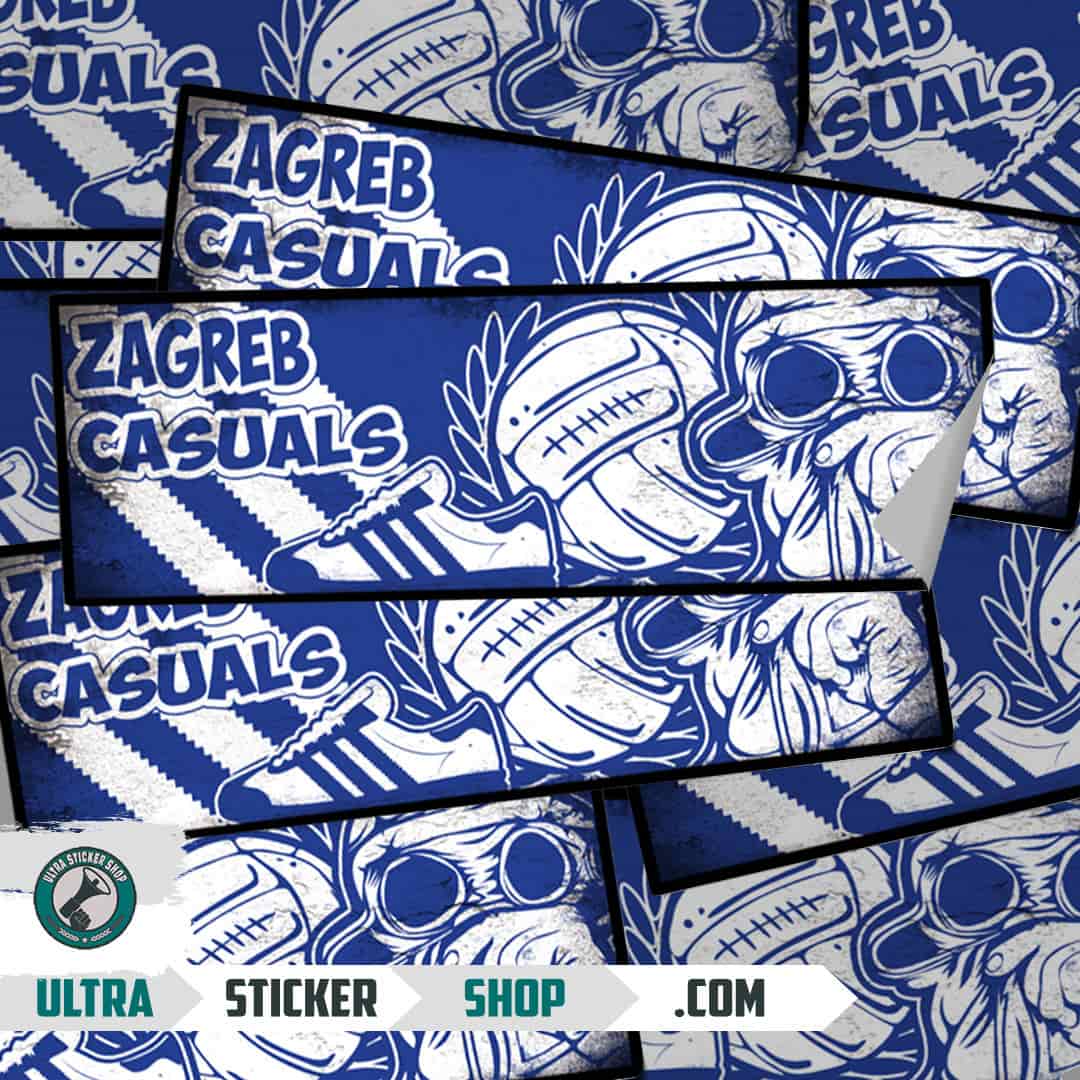 Zagreb casuals Aufkleber