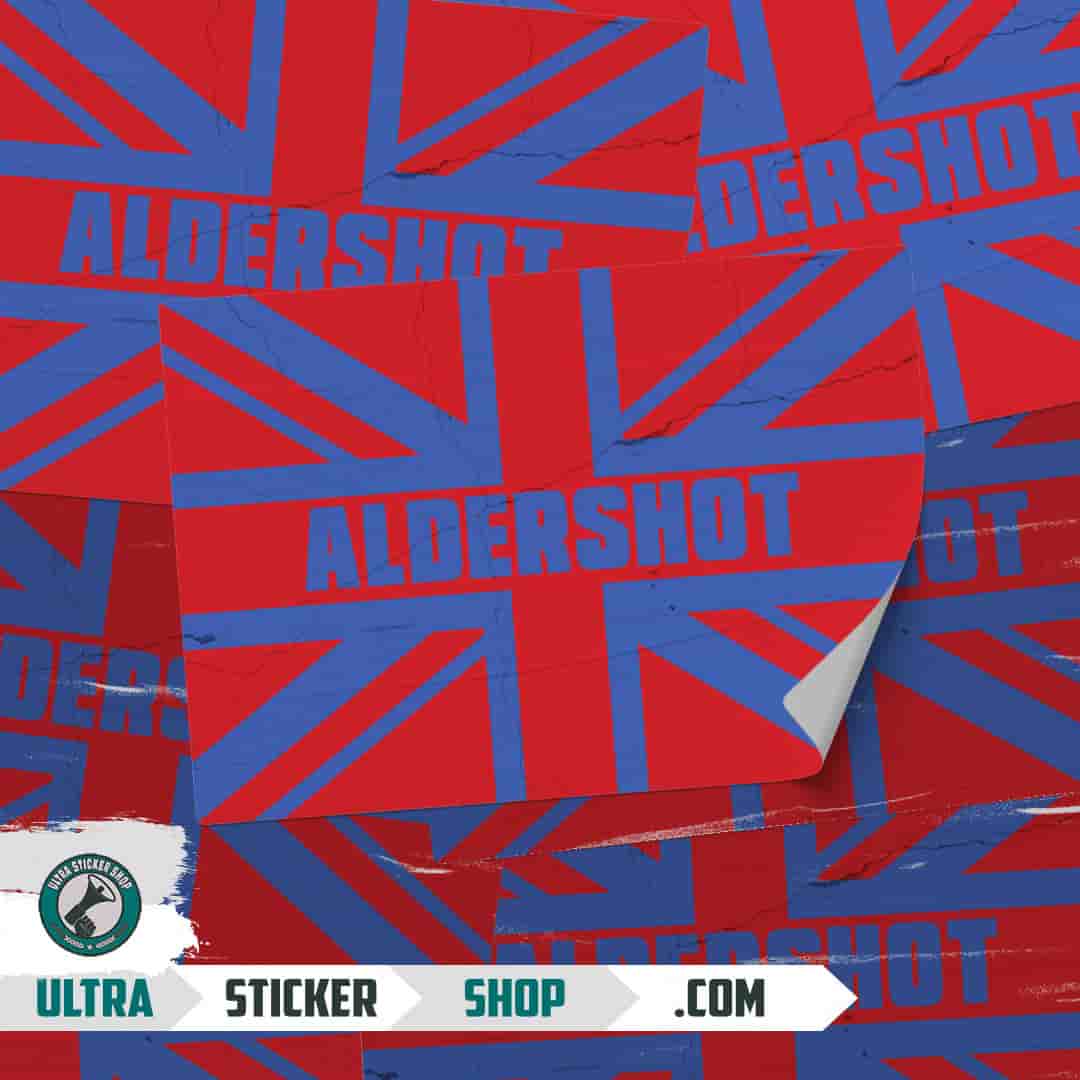 Aldershot Union Jack Nalepnice