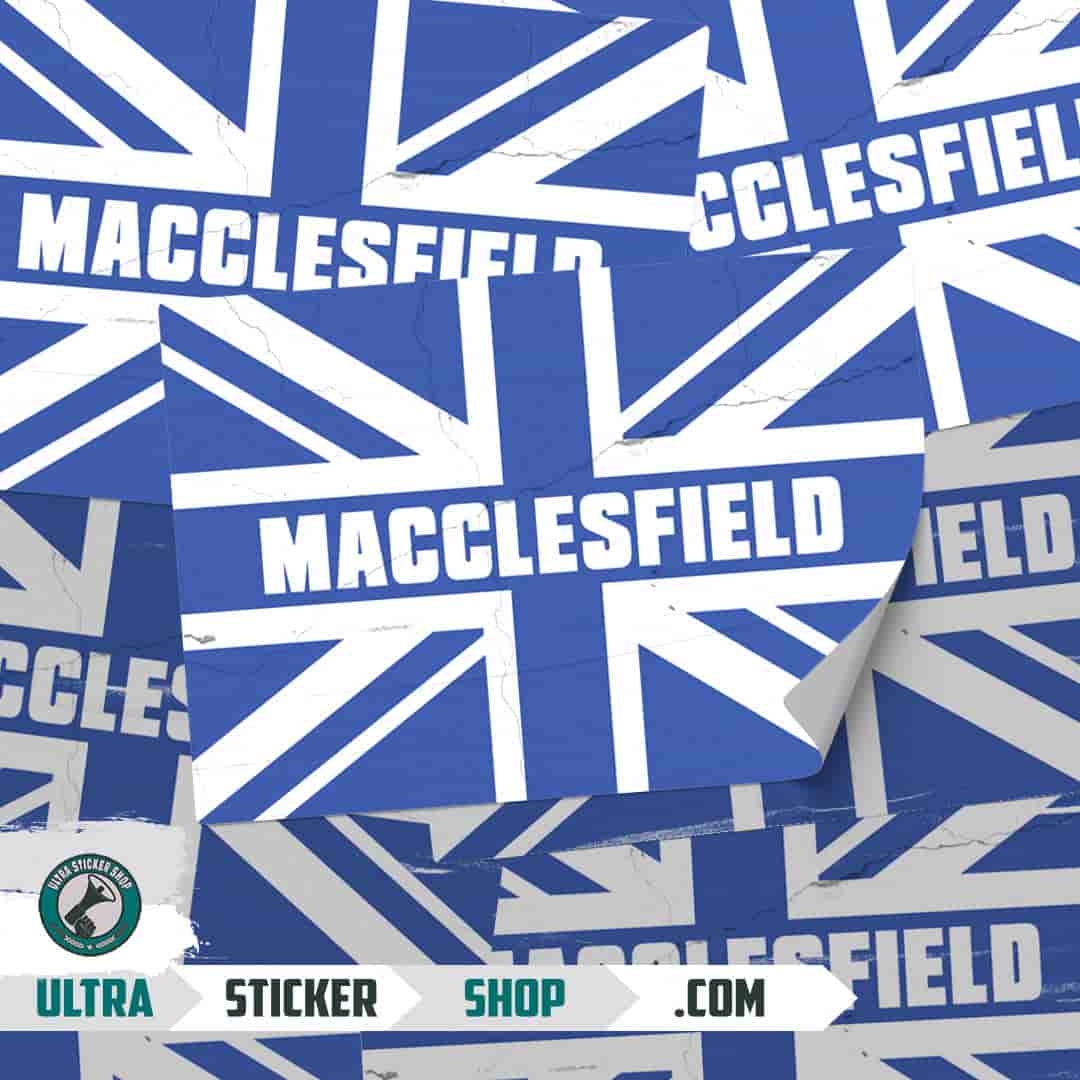 Macclesfield Union Jack Αυτοκόλλητα
