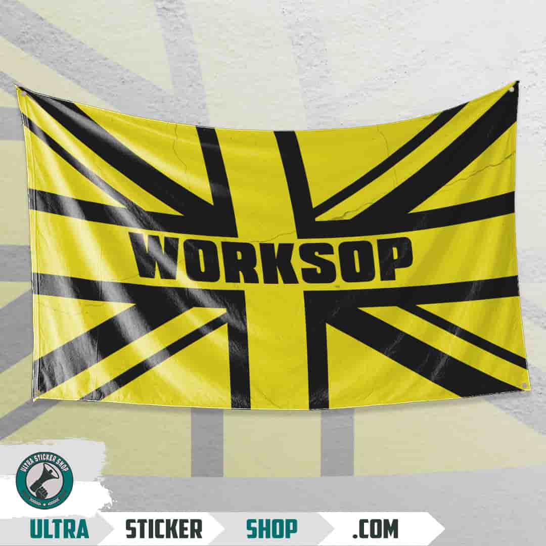 Worksop Union Jack Flagge