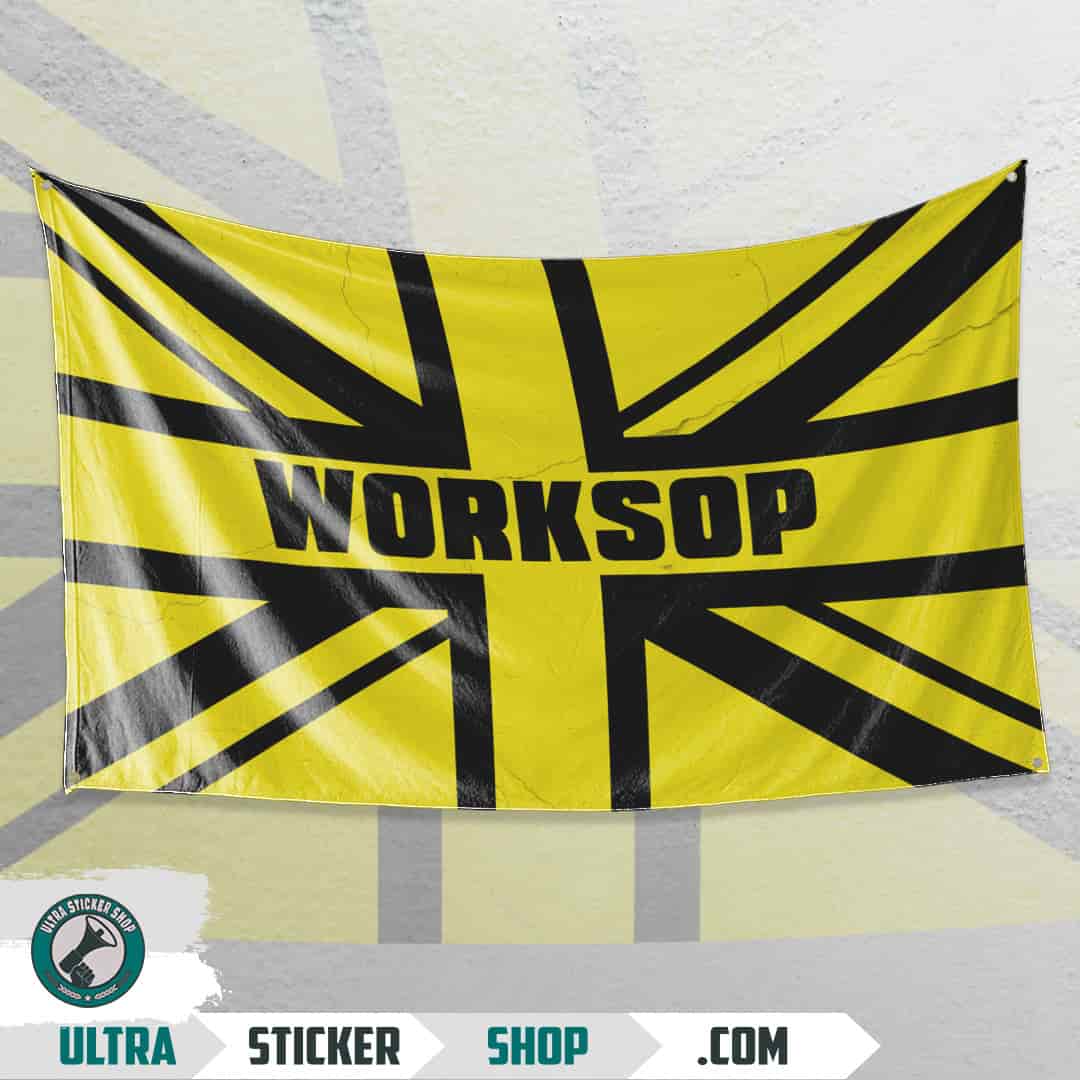Worksop Union Jack Flagge
