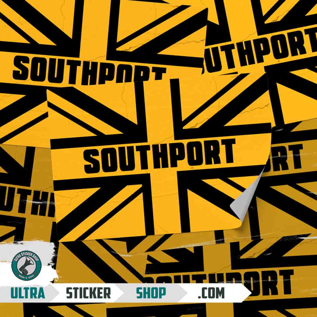 Southport Union Jack Αυτοκόλλητα