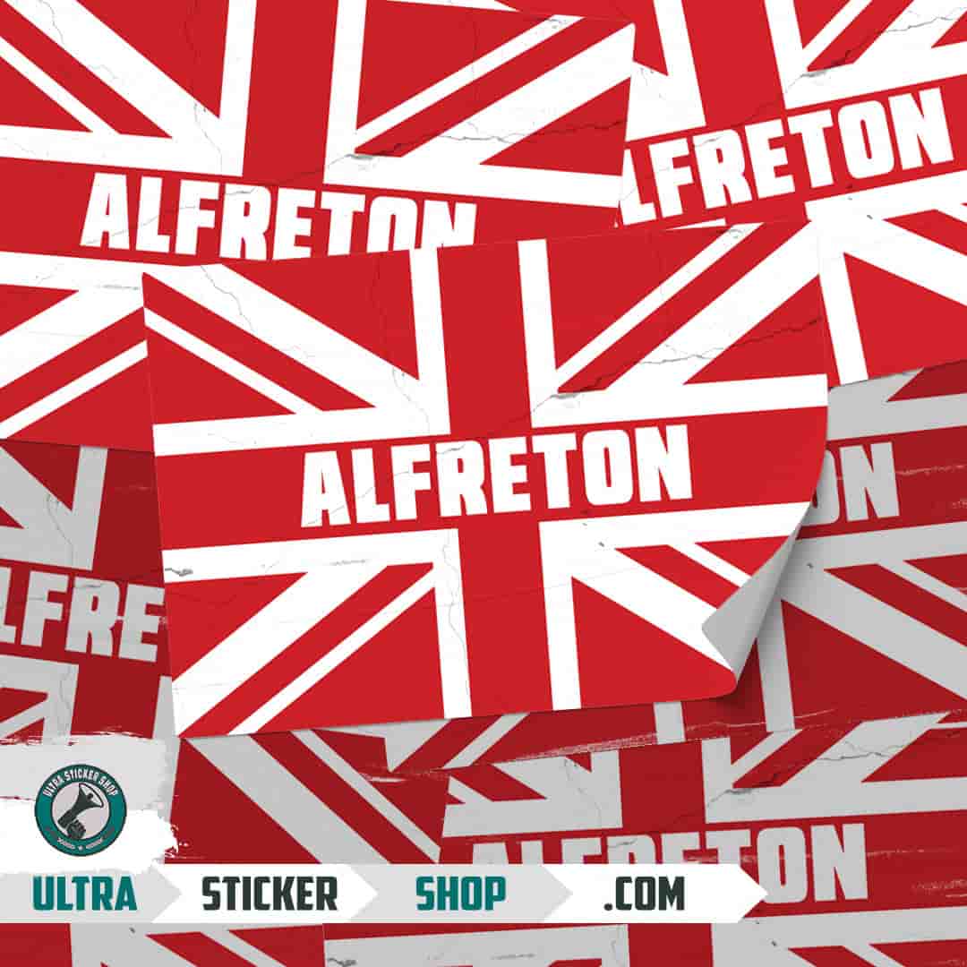 Alfreton Union Jack Nalepnice
