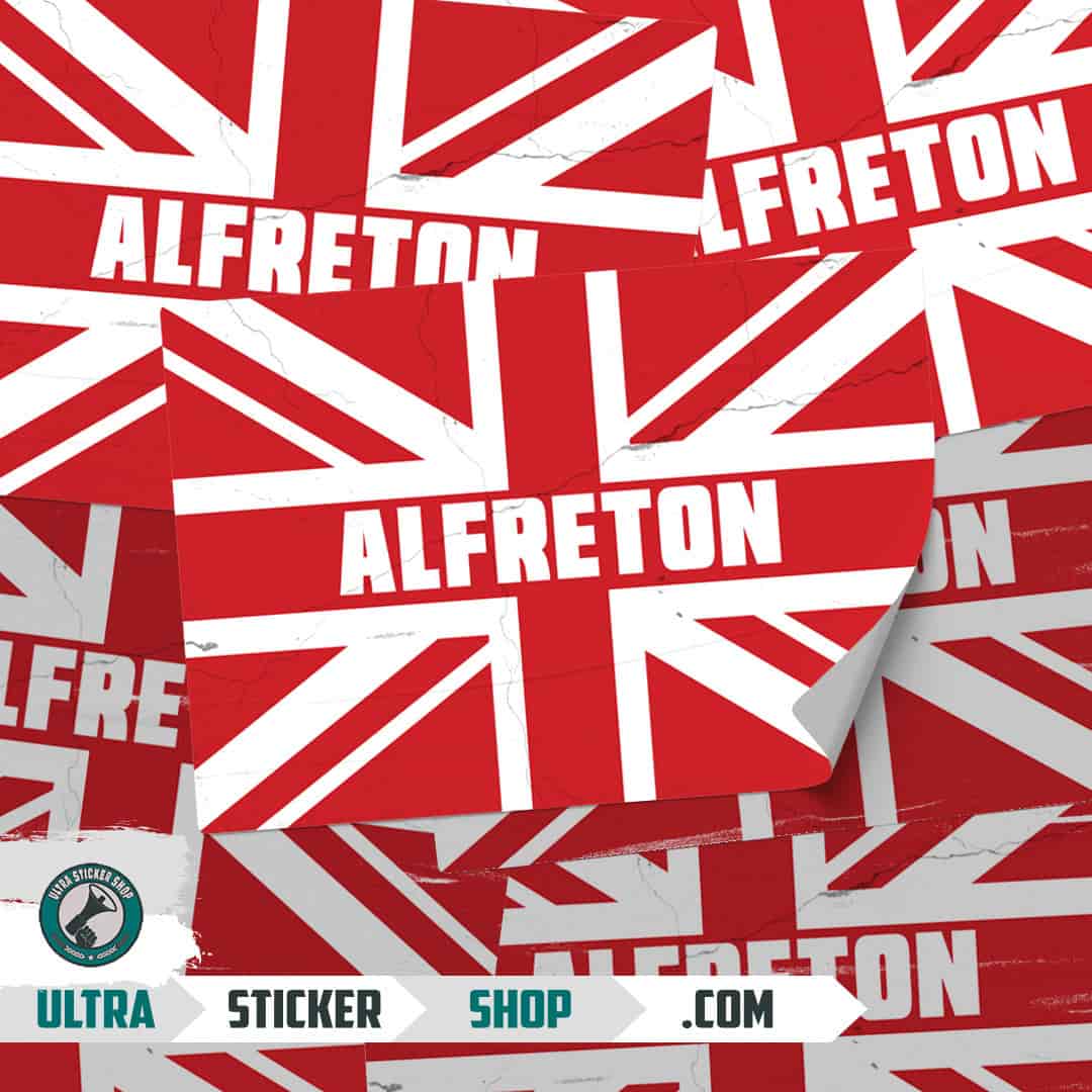 Alfreton Union Jack Nalepnice