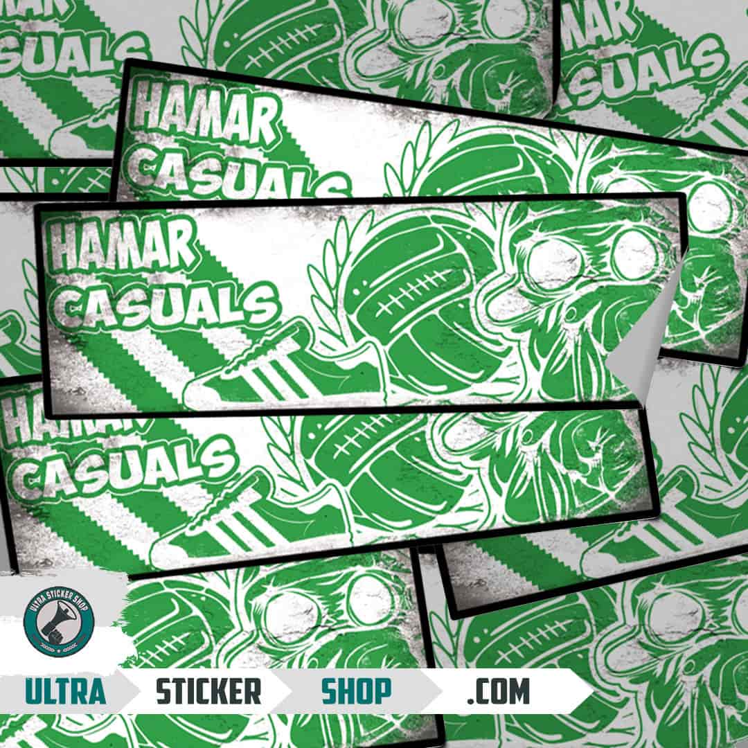 Hamar casuals Nalepke