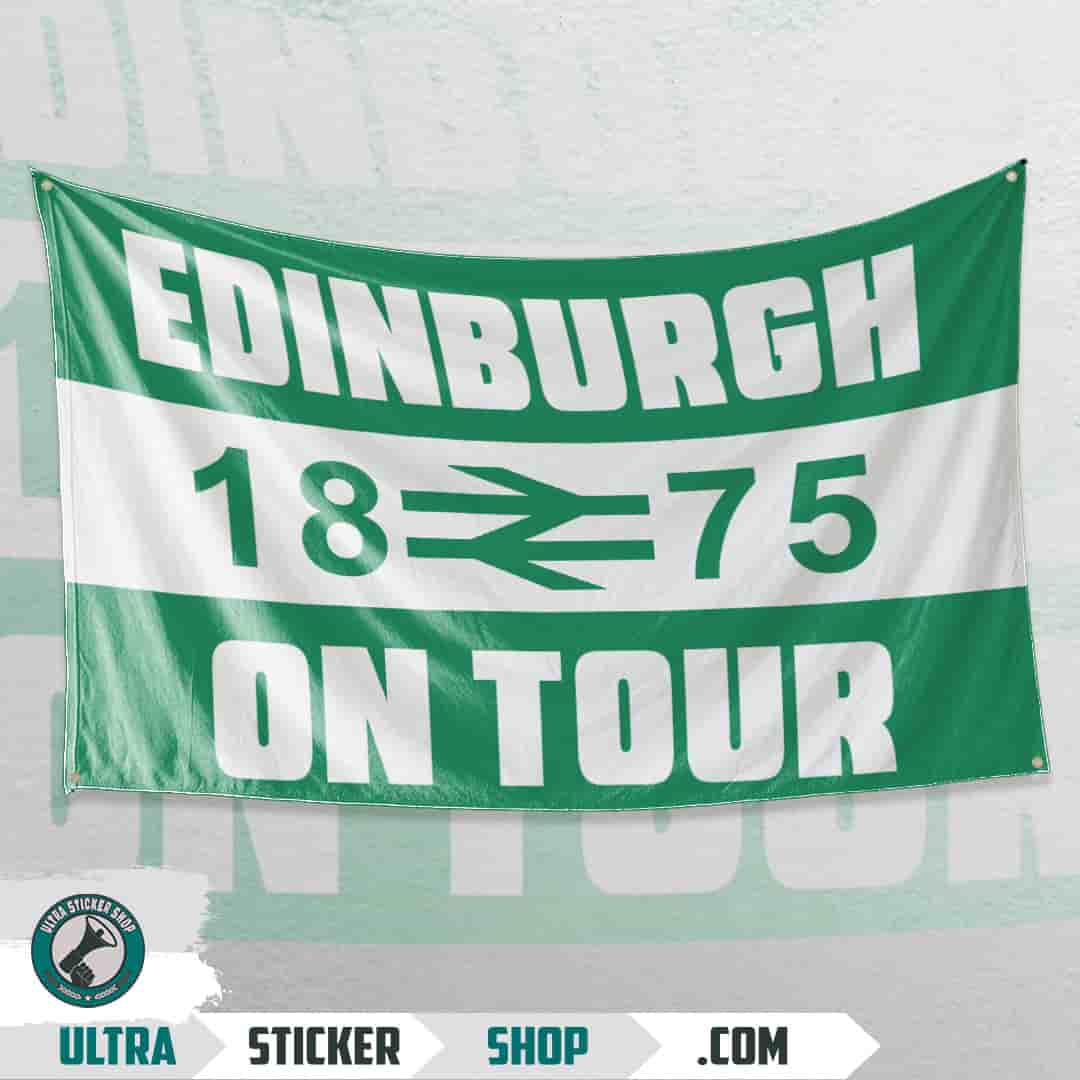 Edinburgh 1875 on tour Flagge