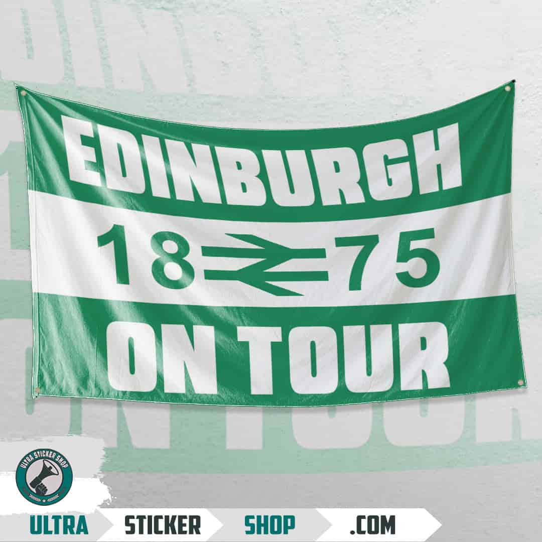 Edinburgh 1875 on tour Flagge