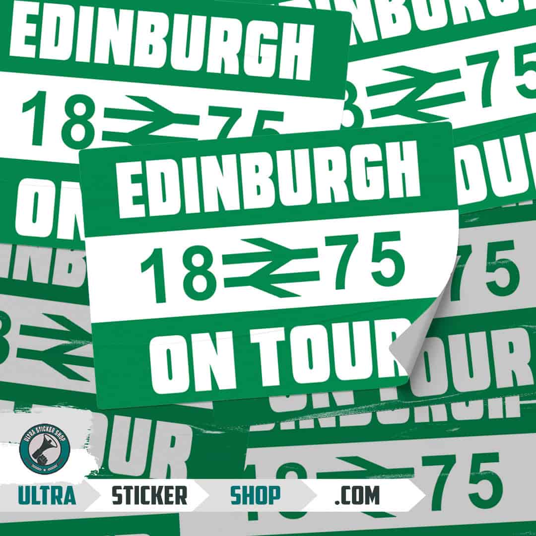 Edinburgh 1875 on tour Aufkleber